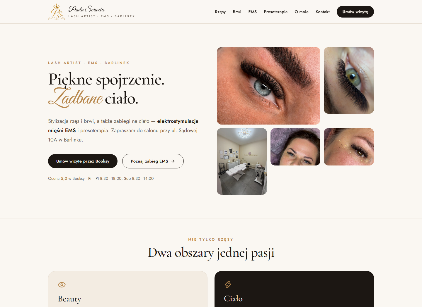 Strona Lash Artist Paula Serweta